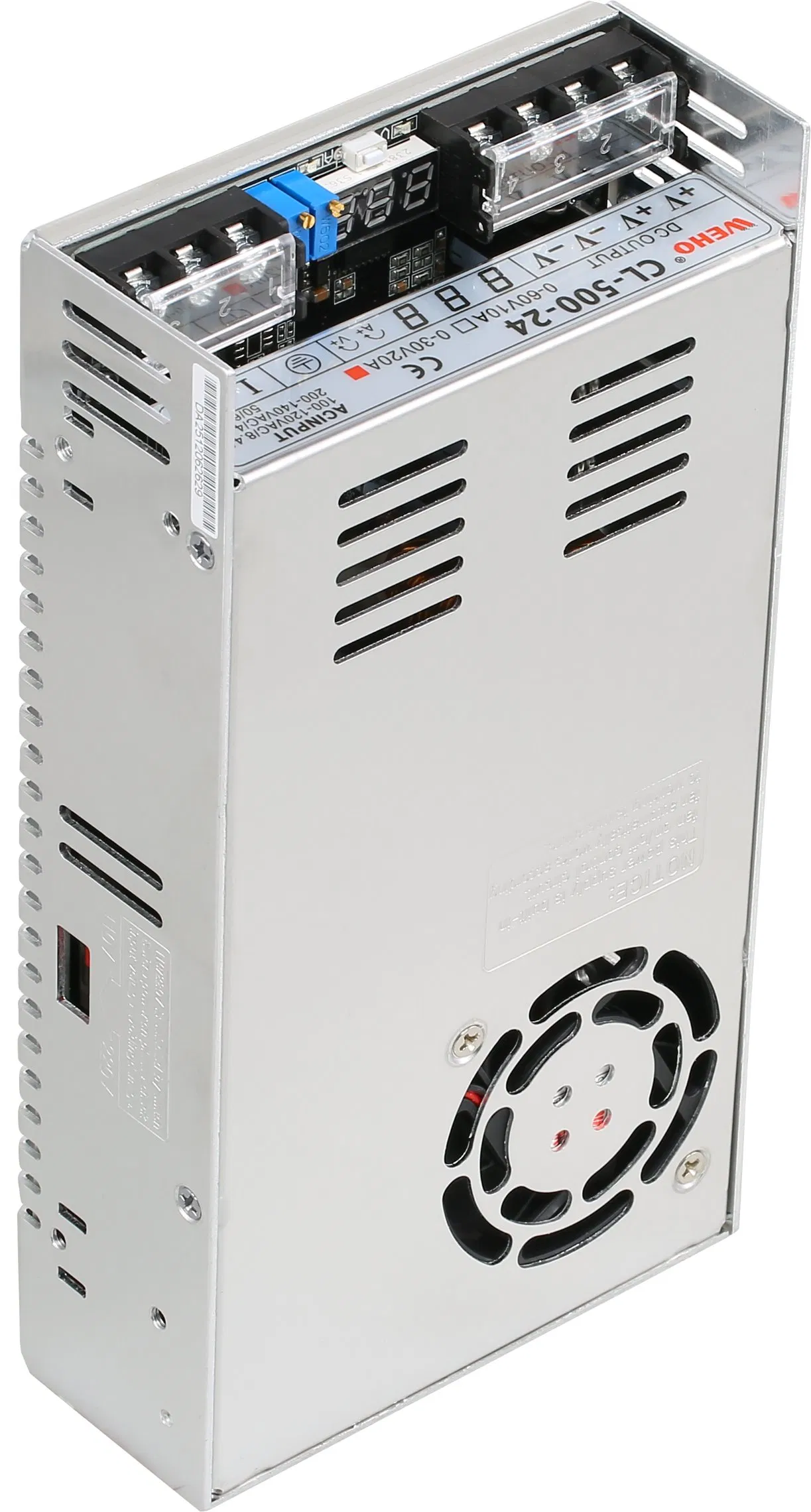 CE RoHS Certified Adjustable Battery Charger 500W Pid Display AC-DC Power Supply Suitable for Lithium-Ion Batteries