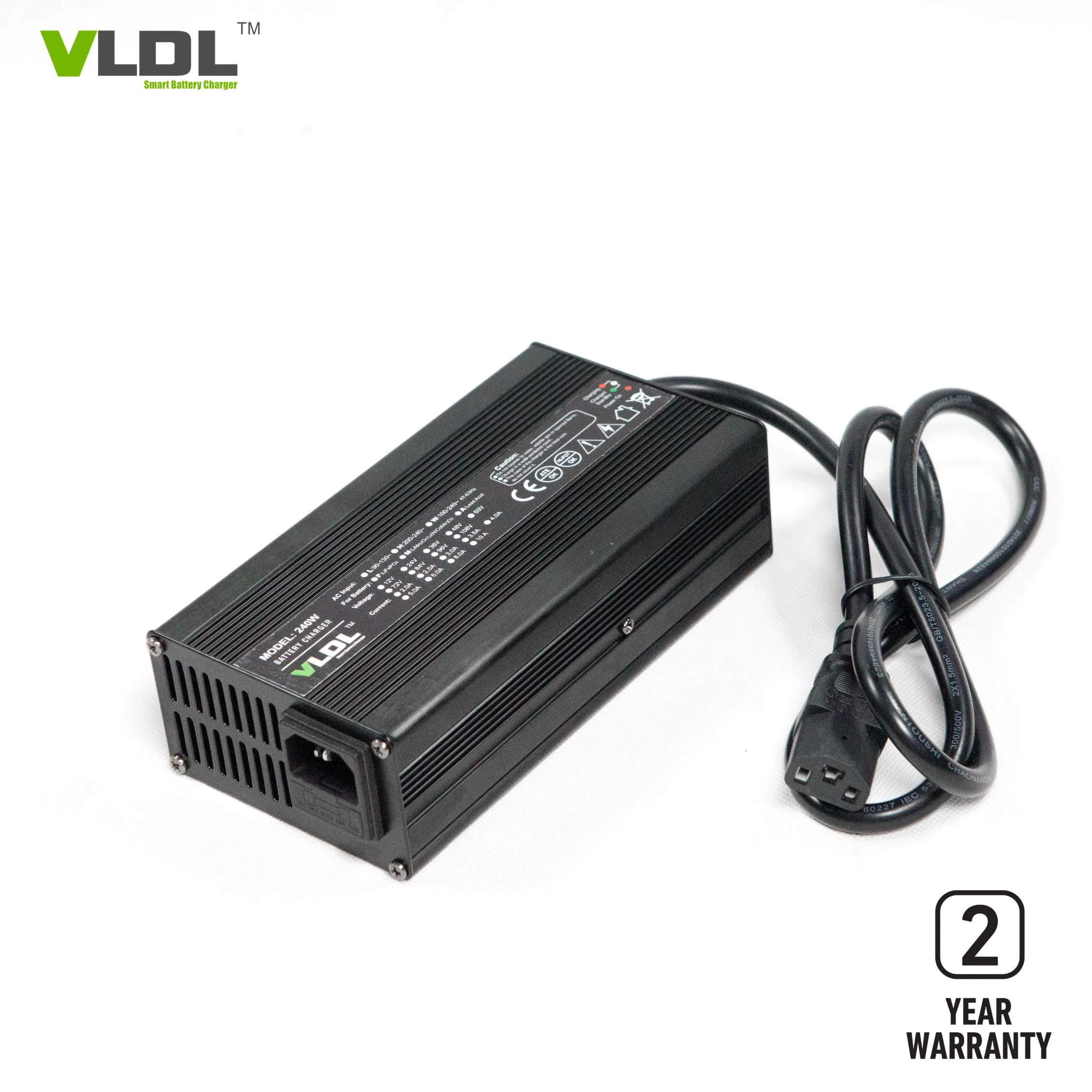 12V 10A Li-ion/LiFePO4/Limon2 Battery Charger, Automatic and Fast Charging