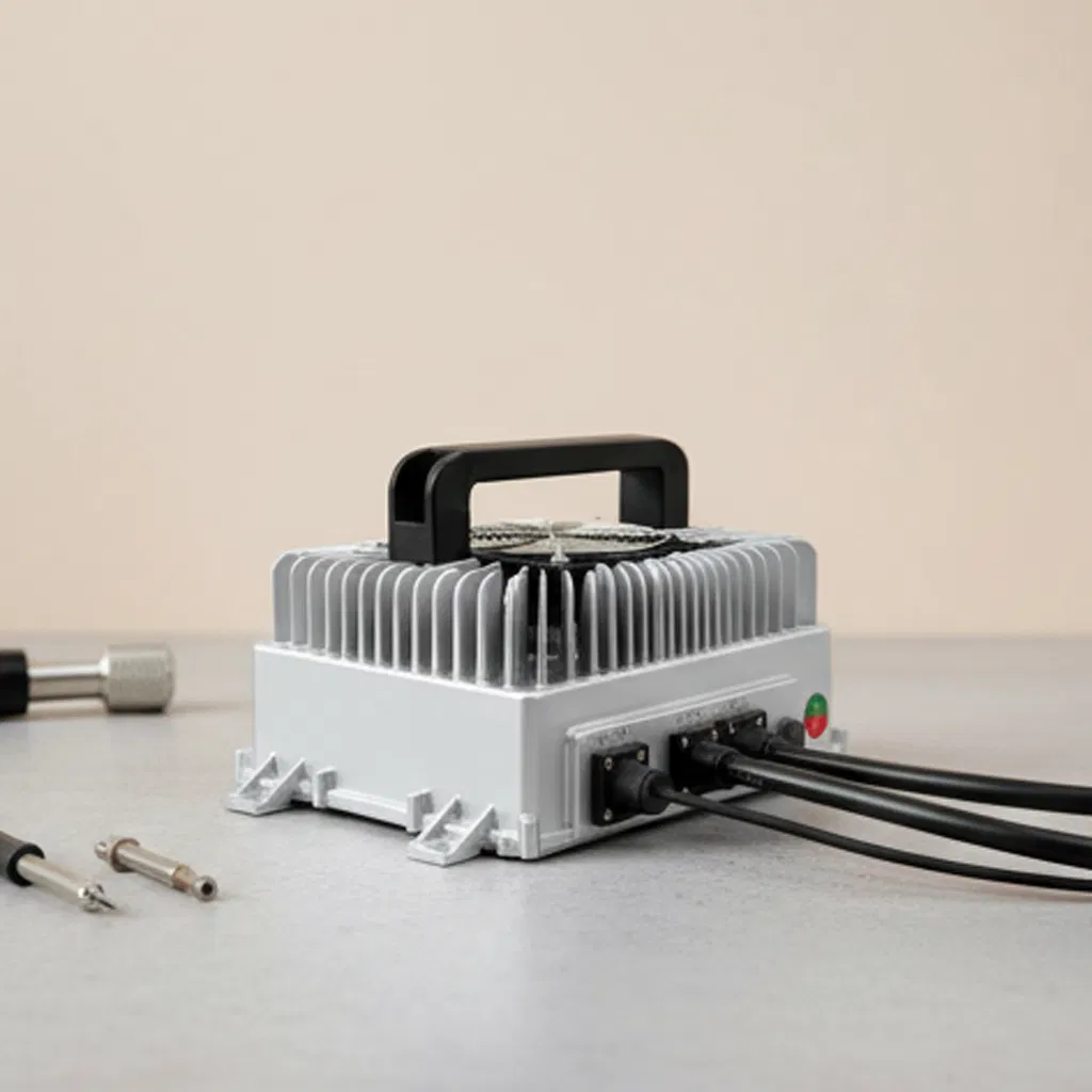 Smart Industrial Battery Charger 3300W IP67 for RV Marine Sweeper and Industrial Vehicles - Reliable and Strong