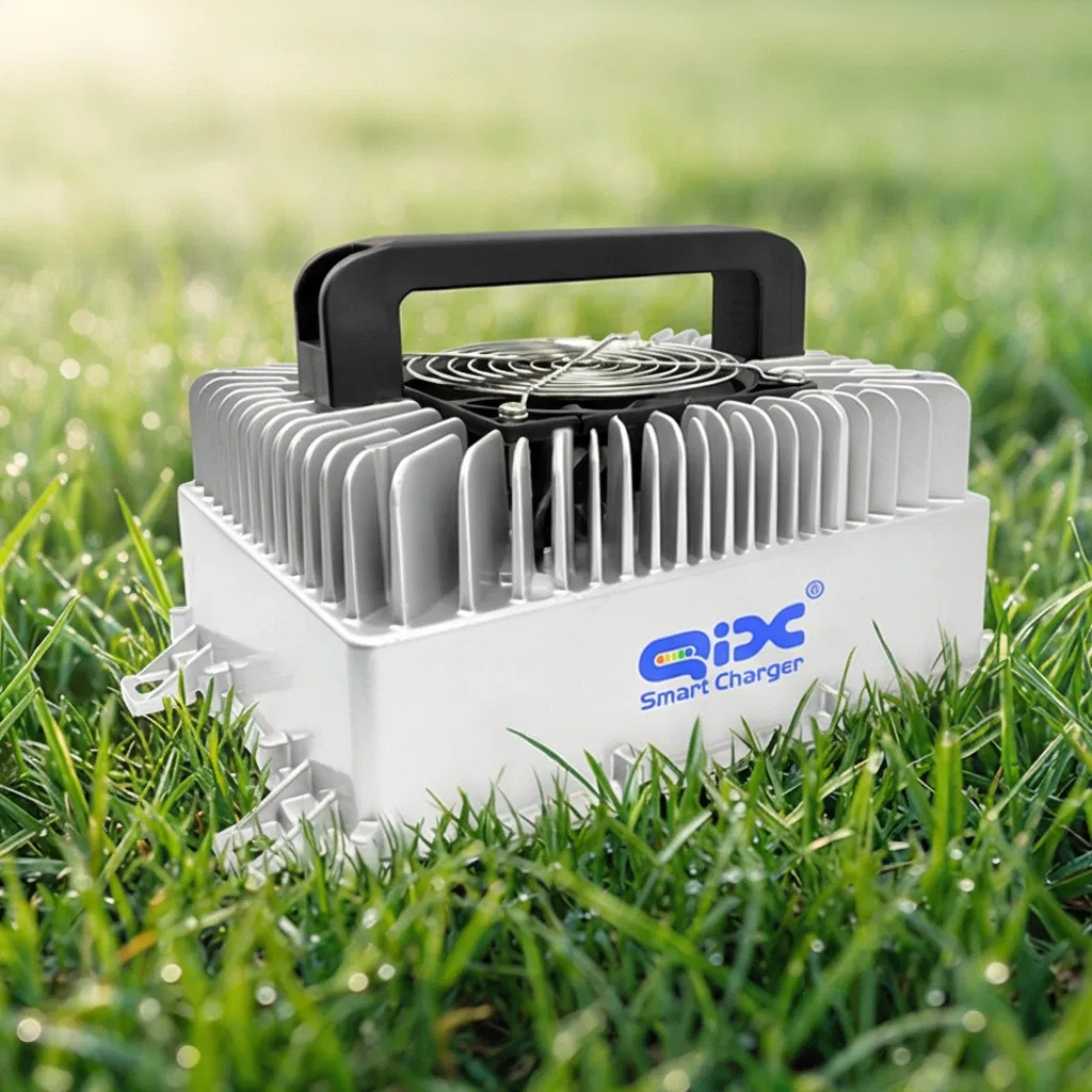 Smart Industrial Battery Charger 3300W IP67 for RV Marine Sweeper and Industrial Vehicles - Reliable and Strong