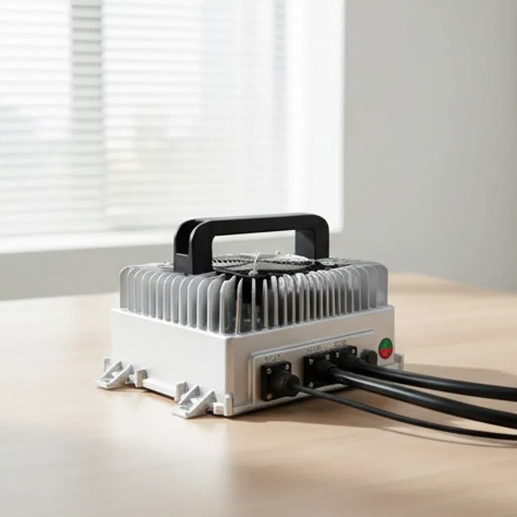 Smart Industrial Battery Charger 3300W IP67 for RV Marine Sweeper and Industrial Vehicles - Reliable and Strong