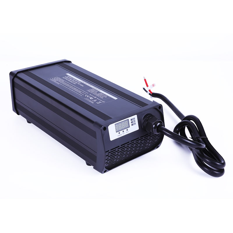 AC 220V 48V 25A 1500W Chargers Portable for SLA /AGM /VRLA /Gel Lead Acid Batteries for Golf Cart Battery EV Car Charger