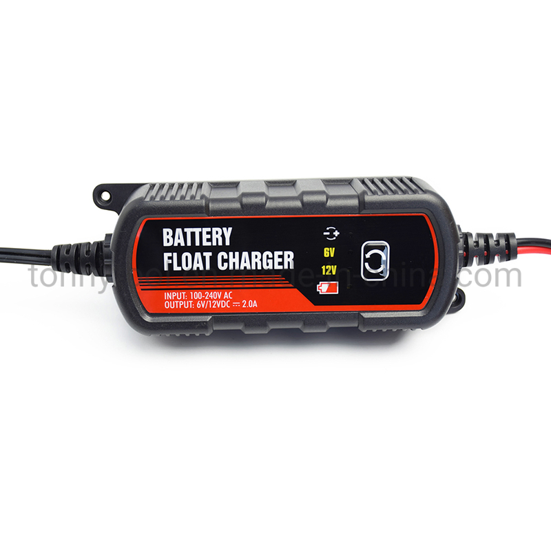 2-AMP Fully-Automatic Smart Charger, 6V and 12V Battery Charger, Battery Maintainer, Trickle Charger