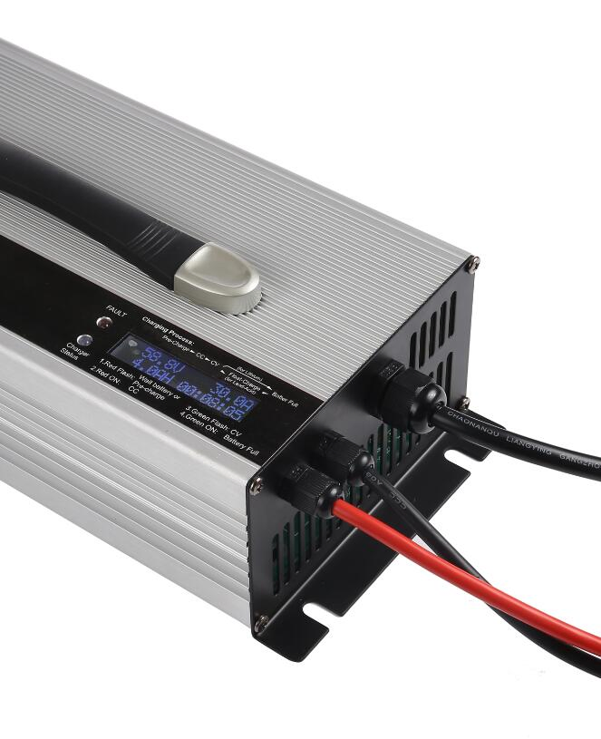 Automatic 12V 80A AGM Battery Charger, Smart Cc CV Floating Charge