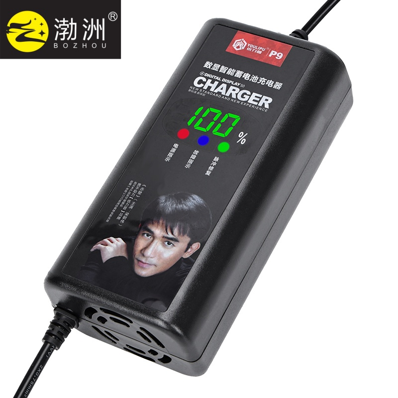 60V 20ah Smart Electric Car Charger for Rechargeable AGM Gel Lead Acid Battery 12ah 14ah DC 74V 3A T Connector