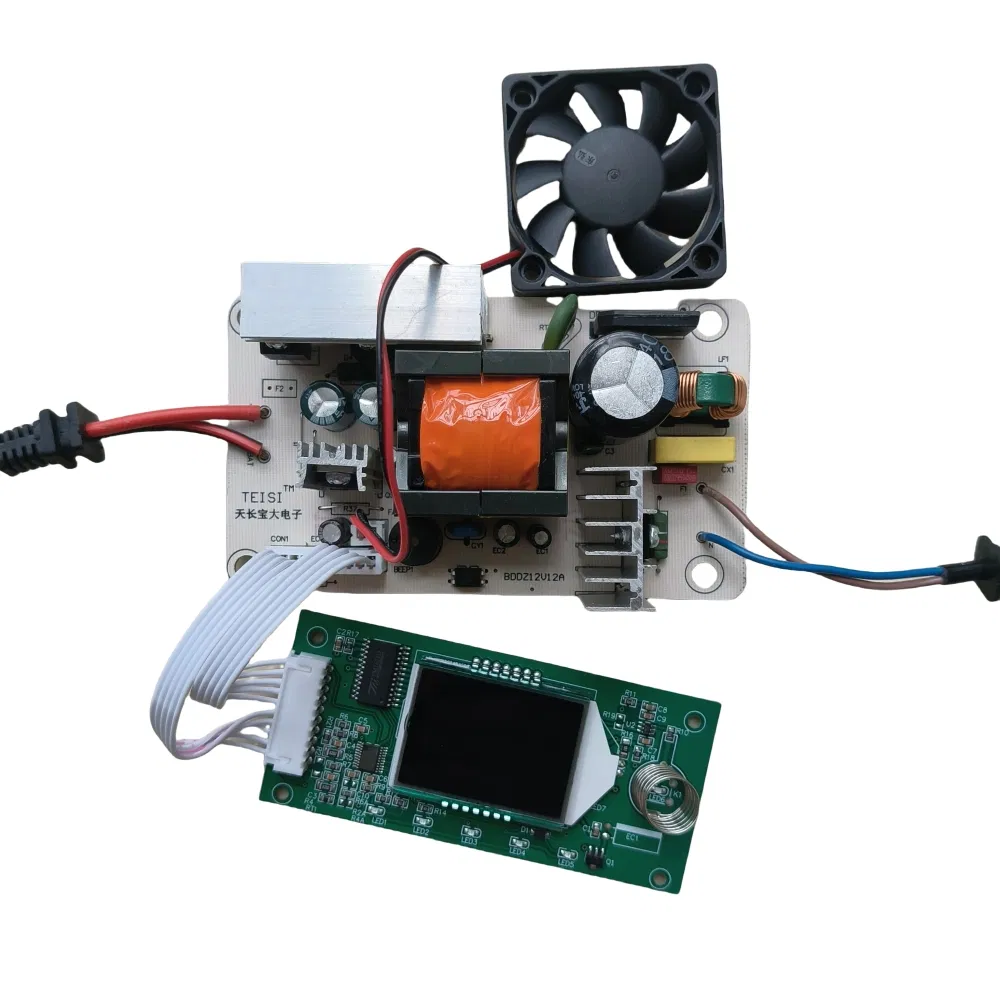 12V6a Automatic Lead Acid Battery Charger Intelligent Display Touch Screen Pulse Repair Trickle Battery Charger AGM Gel