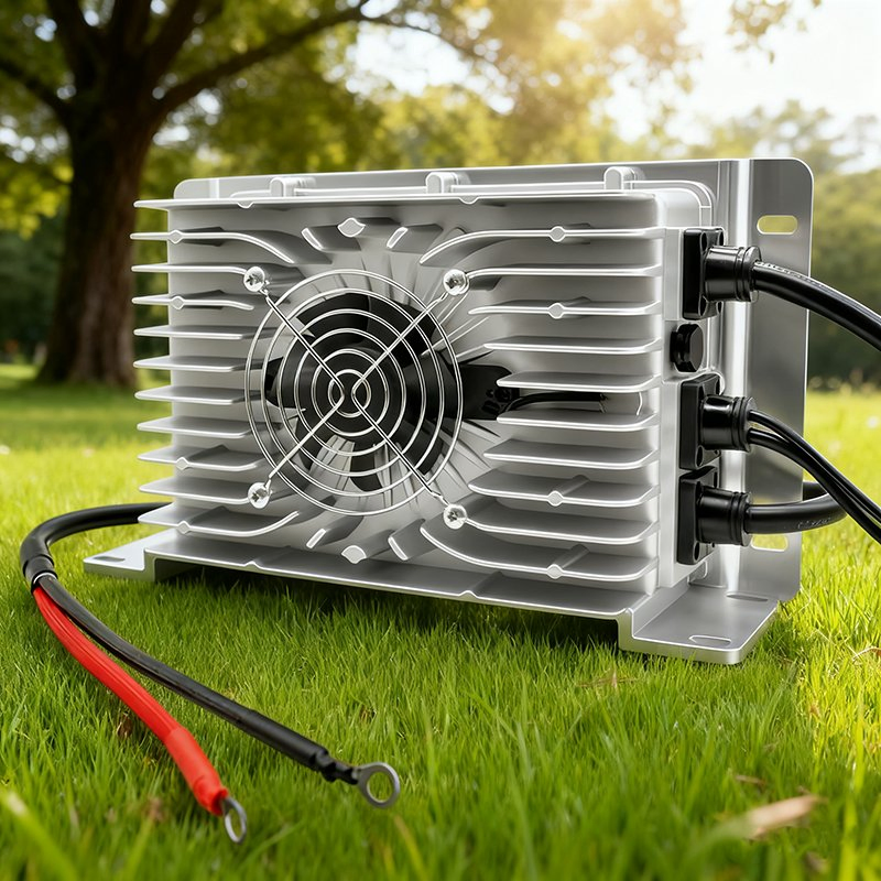 Smart Portable Charger for 24V Marine and Mower Batteries