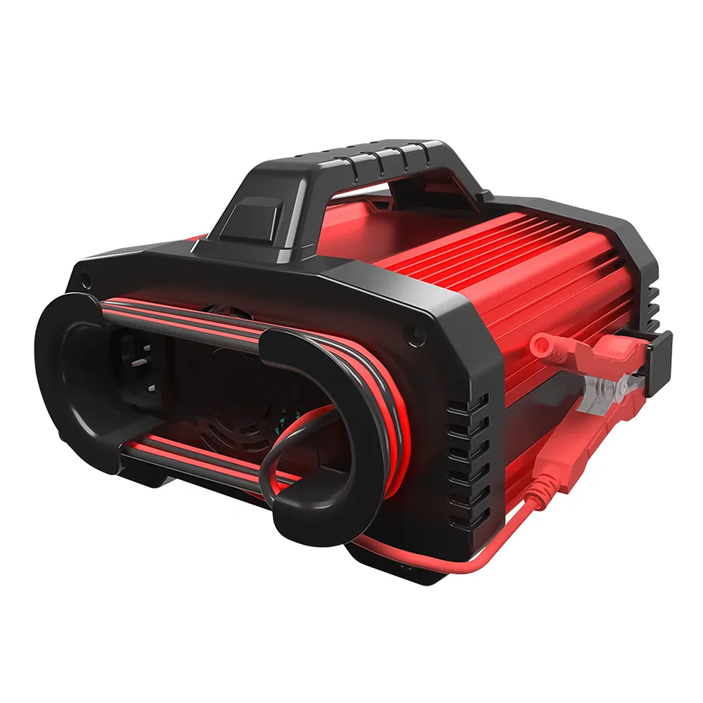 LCD Car Boat AGM Gel Lead Acid LiFePO4 Battery Charger 12V 25A 24V 15A