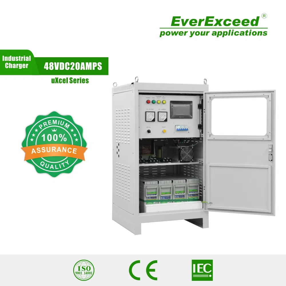 Everexceed 48V16A Uxcel Series Thyristor Rectifier Industrial Battery Charger