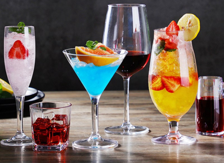 OEM Charmlite Unbreakable Wine Glasses  100% Tritan  Shatterproof Reusable And Dishwasher Safe Goblet Glass - 14oz Factory, Exporters