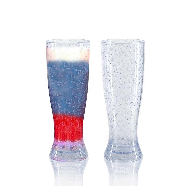 Best 22oz 32oz Unbreakable Plastic Pilsner Beer Glass Cup Polycarbonate Big Bubble Beer Mug Manufacturers, Suppliers