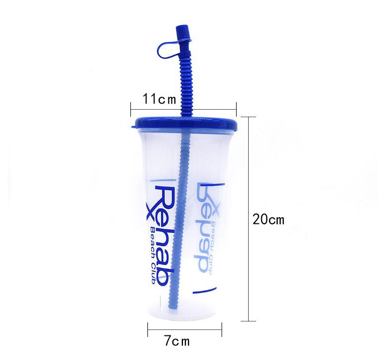 High-Quality 32oz Lemonade Plastic Tumbler with Lid and Straw Reusable Clear PP Cup Customized Logo Manufacturers, Factories