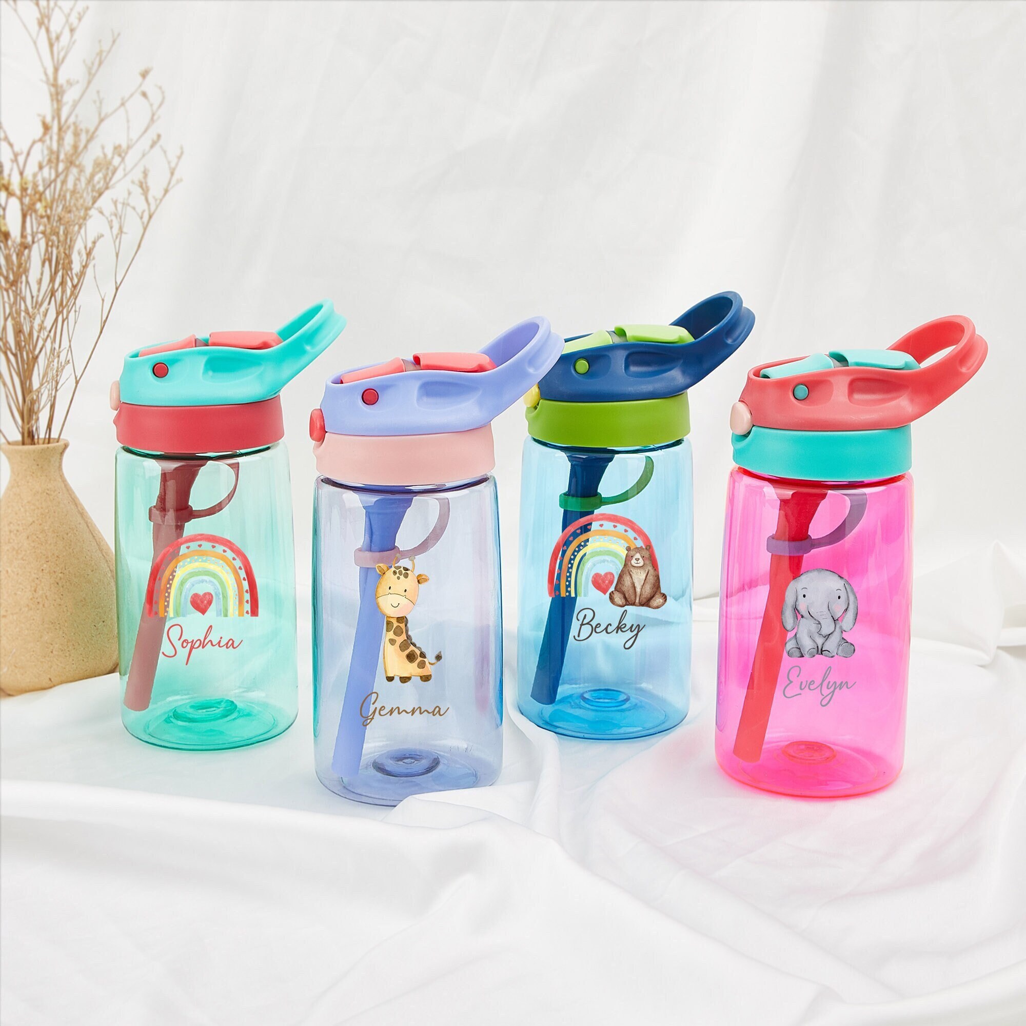 Best BPA Free Kids School Water Bottle Plastic Travel Spout Kids Water Bottle with Carrying Loop Manufacturer, Factory