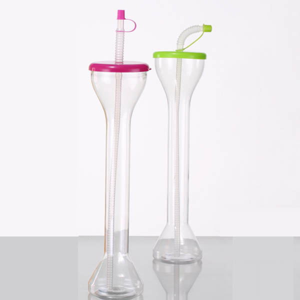 High-Quality Charmlite Eco-friendly Plastic Yard Cup With Straw - 22 oz / 650ml Factory, Pricelist