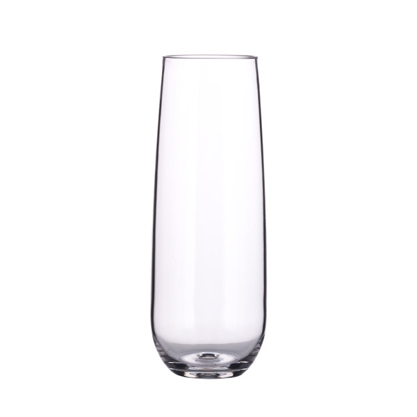 Best Charmlite Thickness Colored Champagne Flutes Stemless Champagne Glass 280ml Acrylic Flutes - 10 oz Manufacturers, Exporter