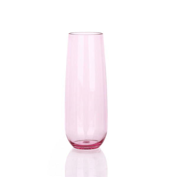 Best Charmlite Thickness Colored Champagne Flutes Stemless Champagne Glass 280ml Acrylic Flutes - 10 oz Manufacturers, Exporter