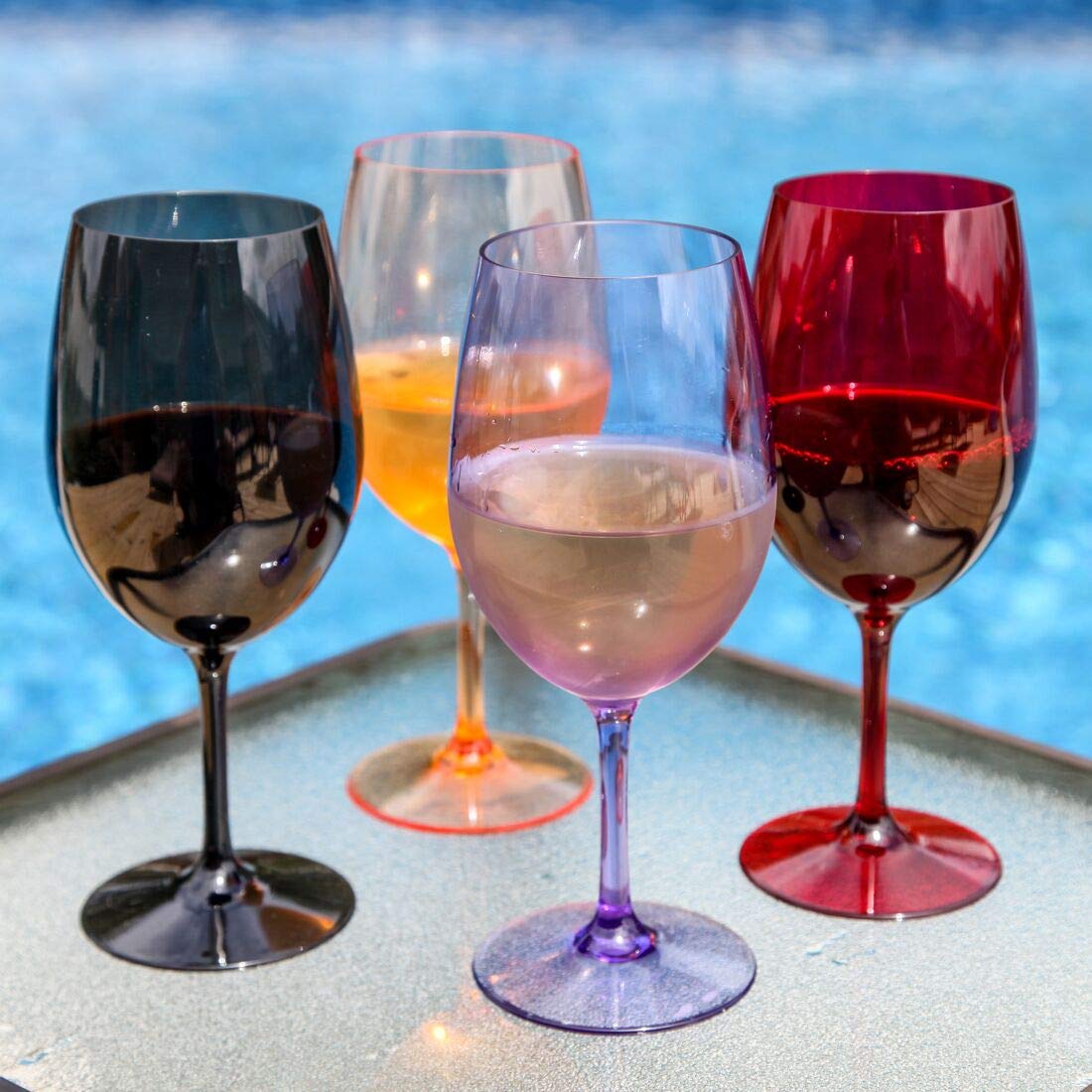 OEM Charmlite Shatterproof Red Wine Glass Tritan Wine Goblets Acrylic Stemmed Wine Glass- 20.5oz Manufacturers, Quotes