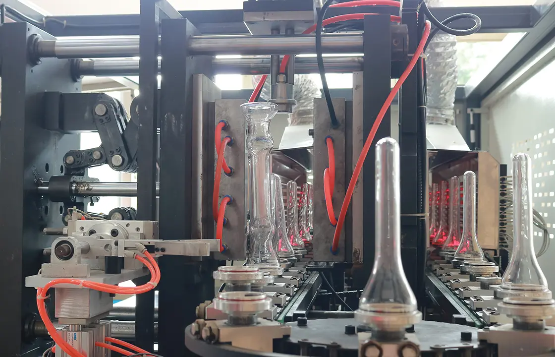 Funtime Plastics factory production floor — injection molding and drinkware manufacturing