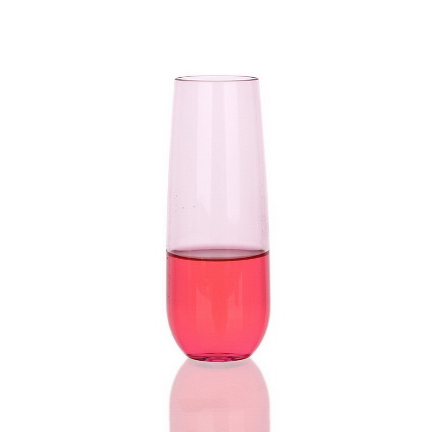Best Shatterproof Recyclable And Unbreakable Plastic Clear Stemless Champagne Glasses Flutes Factory, Factories