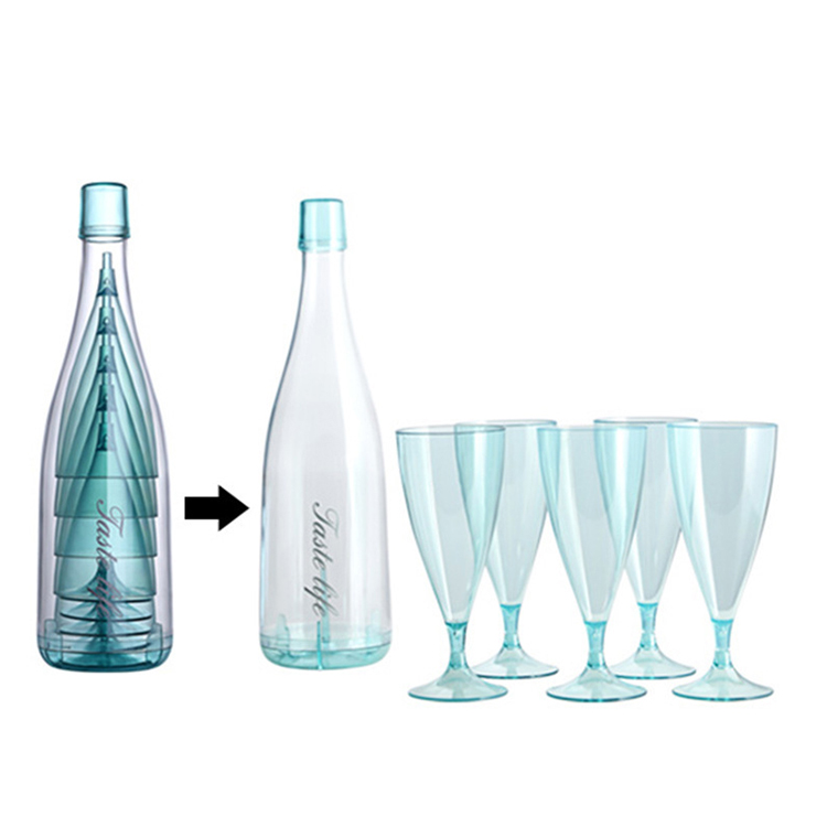China Portable Plastic Wine Glass Champagne Flute Manufacturers, Exporter