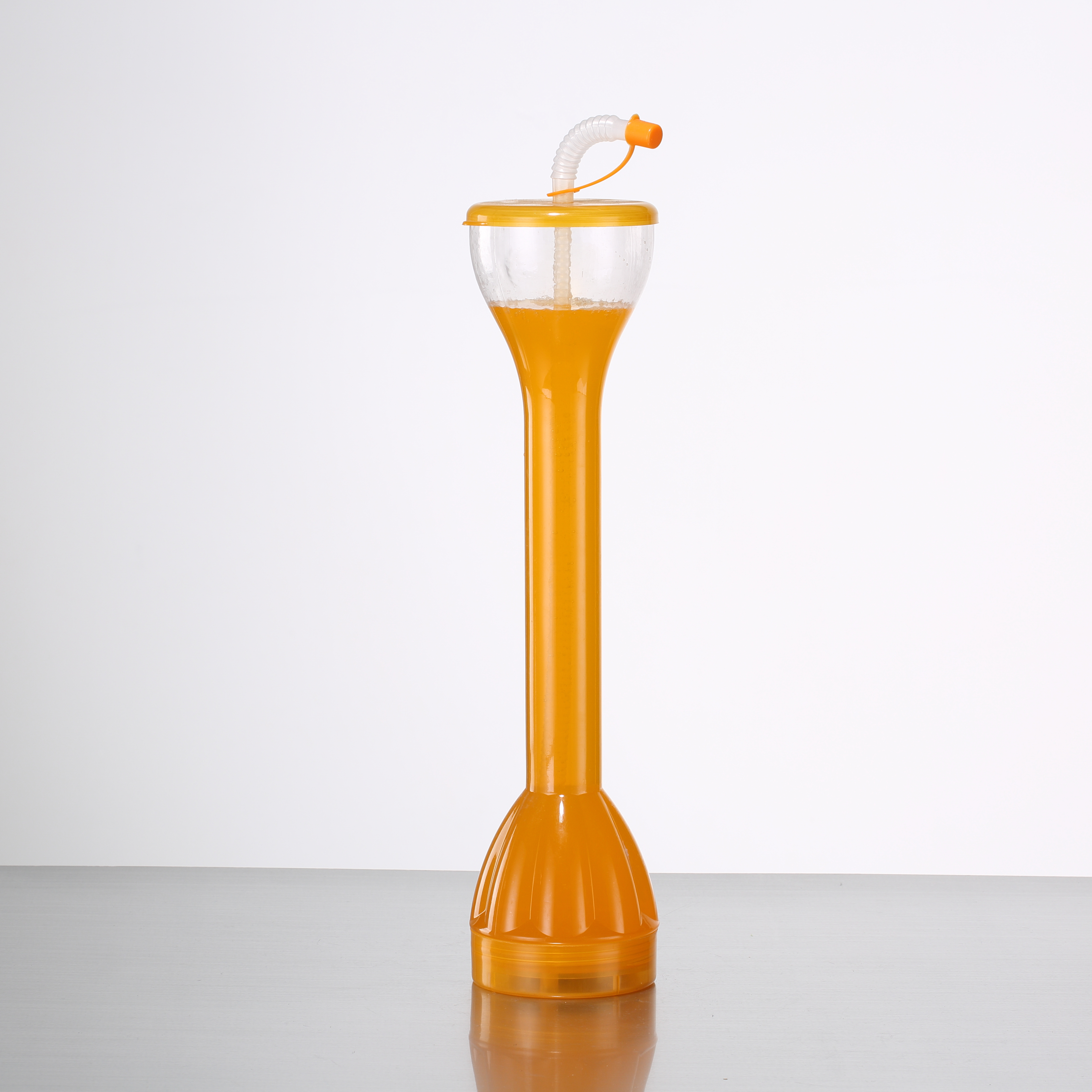 Buy 650ml Customized Plastic LED Yard Slush Cup with Lid and Straw Factories, Quotes