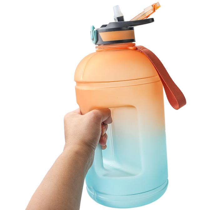 Best Custom Logo Plastic Motivational Gallon Bottle 3.78L Water Bottle 128oz Bottles Suppliers, Exporter
