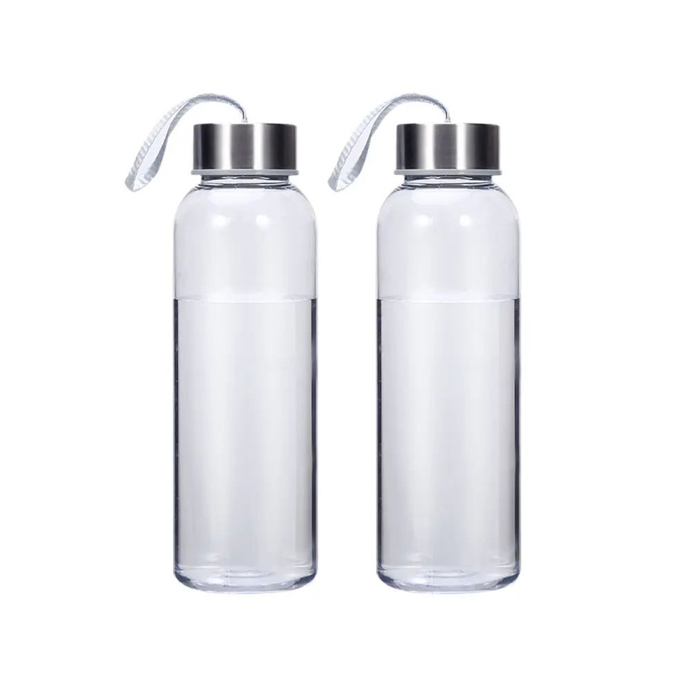 Clear Plastic Water Bottle — reusable BPA-free bottle