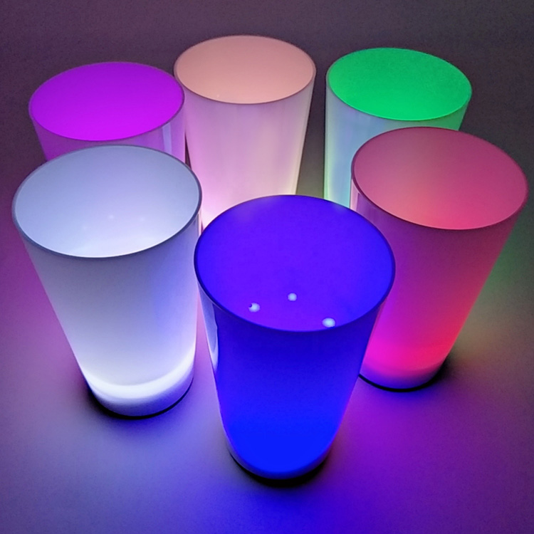 Best Auto-sensing 12oz/14oz/16oz Led Tumbler Multicolor Glow In The Dark Led Light Up Cup For Parties Manufacturer, Factories