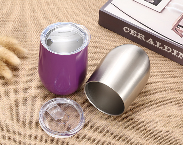 Wholesale Amazon Hot Selling Double Wall Stainless Steel 12oz Swig Wine Tumbler Cup