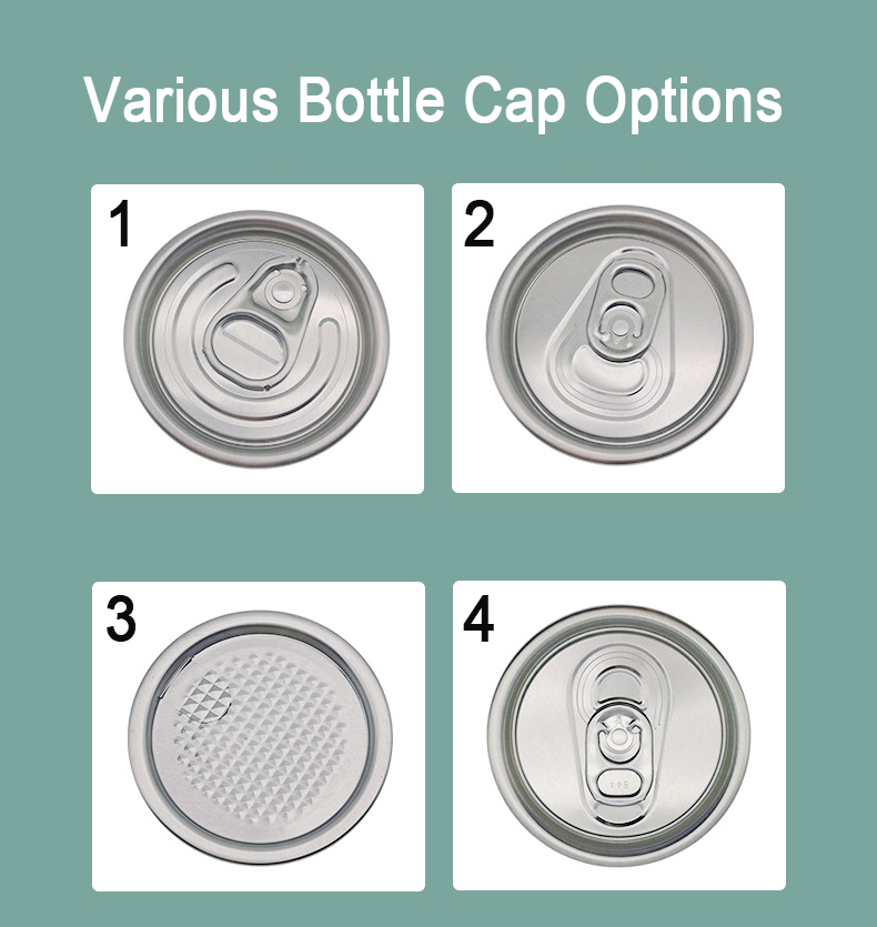 Wholesale Disposable Sealed Can Tear Cup Pet Packaging Beverage Plastic Clear Can with Aluminum Lid