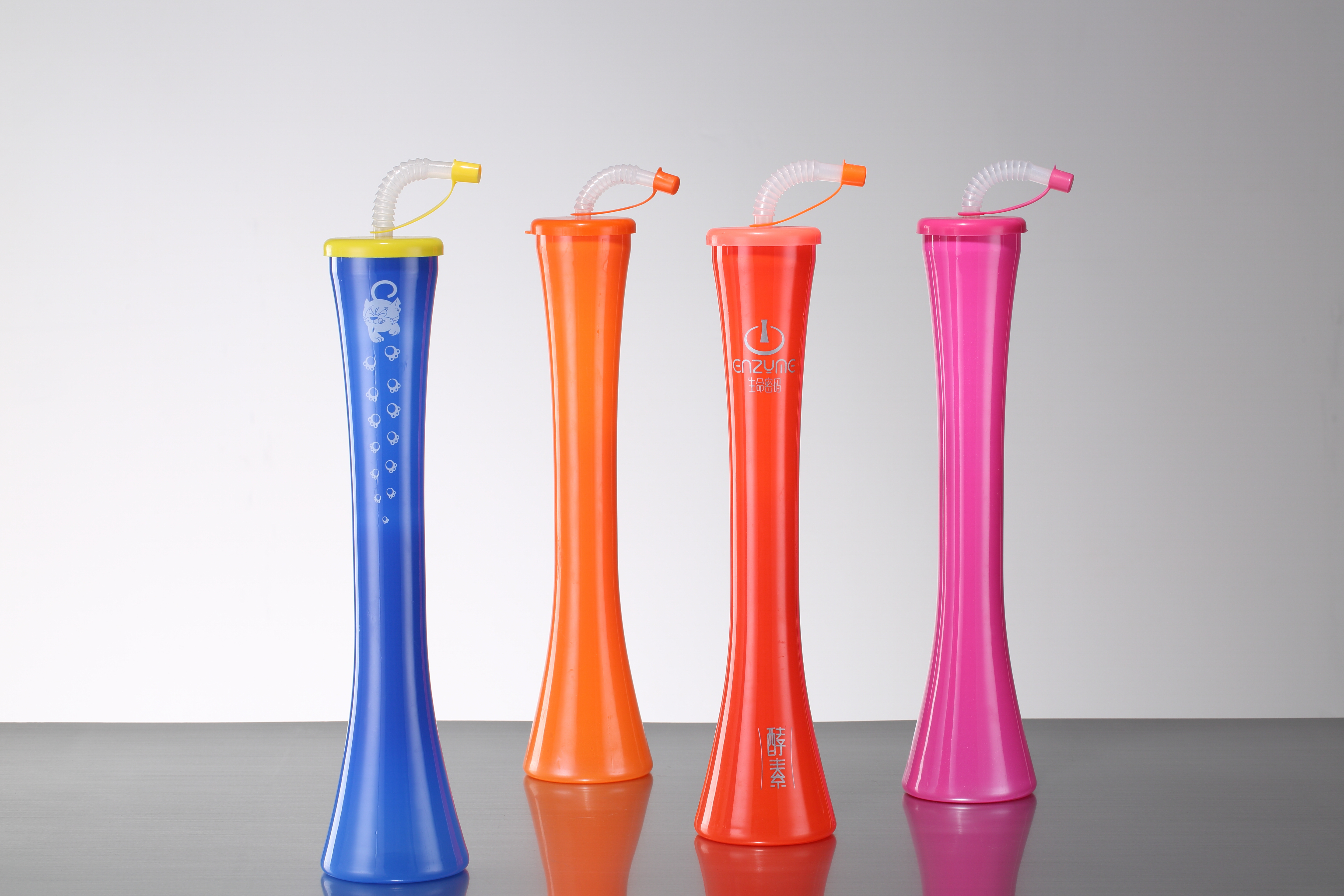 Buy Charmlite Promotion Plastic Yard Cup With Straw - 12 oz / 21 oz - 350 ml / 600 ml Manufacturer, Manufacturers