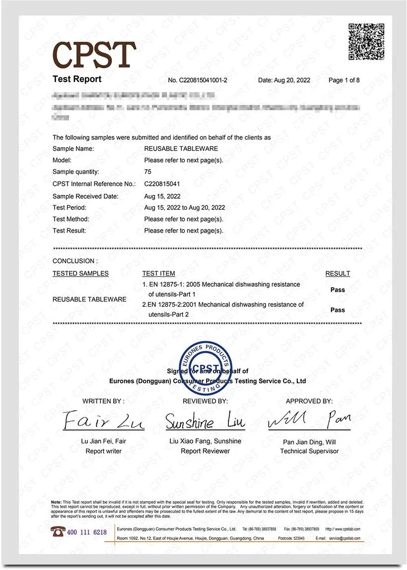 Funtime Plastics Merlin audit certificate