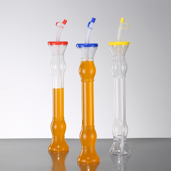 OEM Charmlite Shatterproof Plastic Yard Cup With Straw - 16 oz / 450ml Manufacturer, Supplier