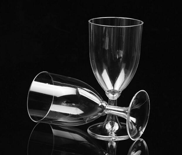 Buy 7oz manufacturer wholesale disposable cup PS glasses one piece plastic wine glass Goblet for party Manufacturers, Quotes