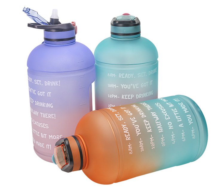 Best Custom Logo Plastic Motivational Gallon Bottle 3.78L Water Bottle 128oz Bottles Suppliers, Exporter