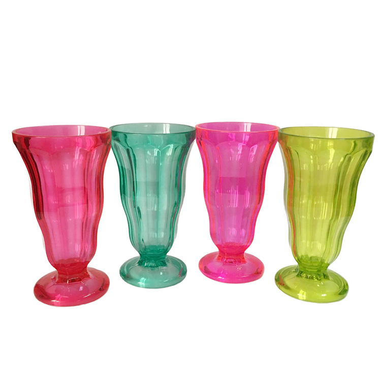 Wholesale 12oz Tulip Shaped Plastic Milkshake Cup Factory, Exporter