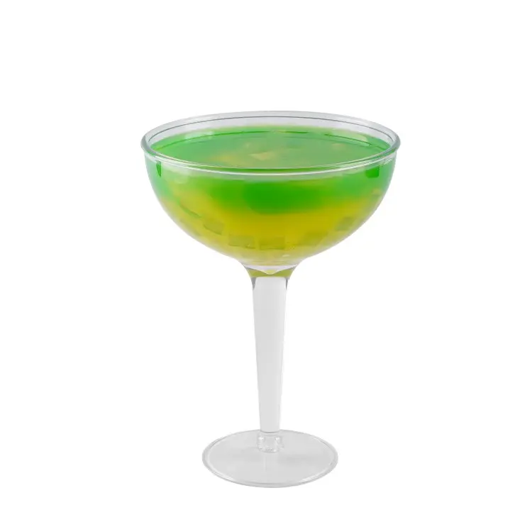 Plastic Margherita Glass for margarita cocktails