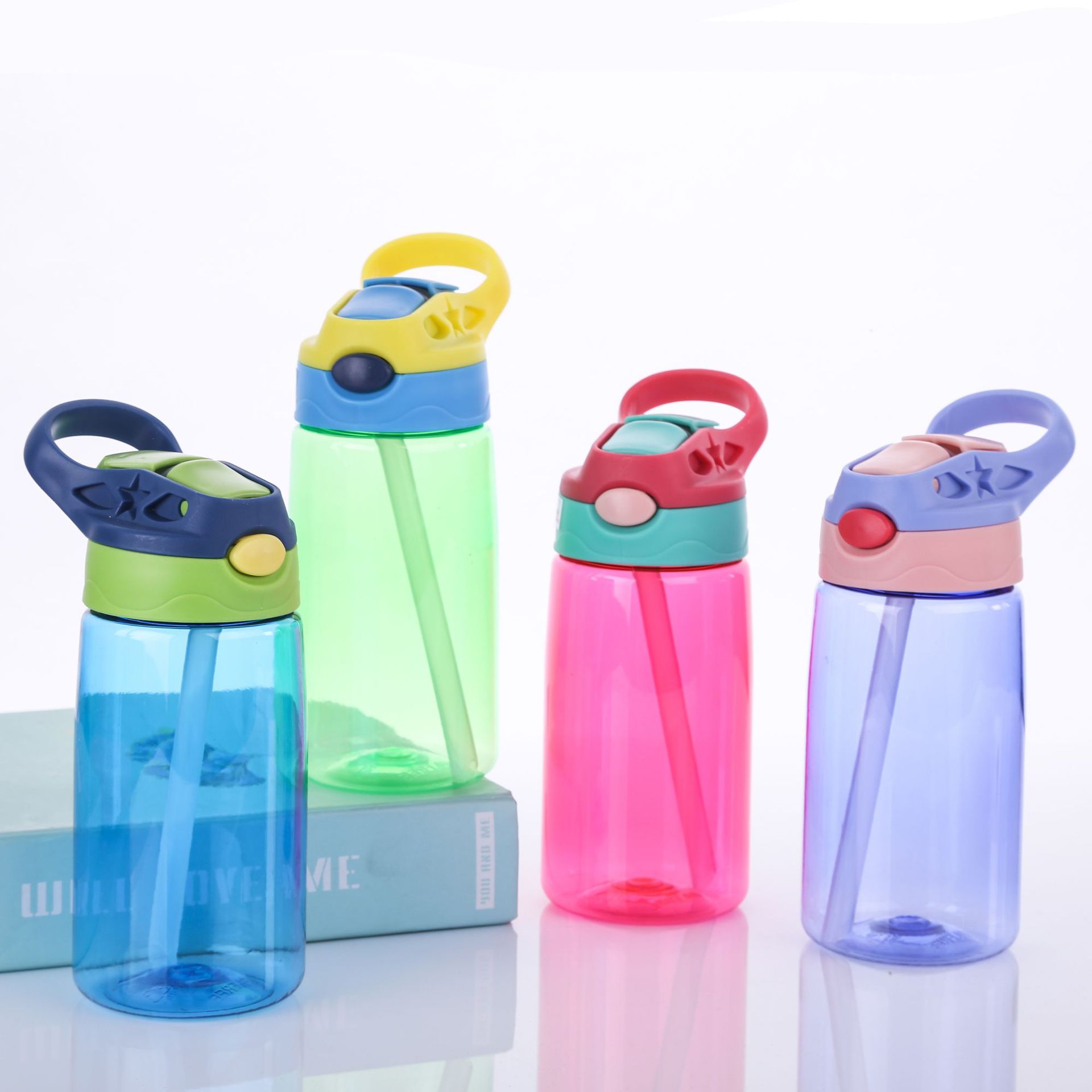 Best BPA Free Kids School Water Bottle Plastic Travel Spout Kids Water Bottle with Carrying Loop Manufacturer, Factory