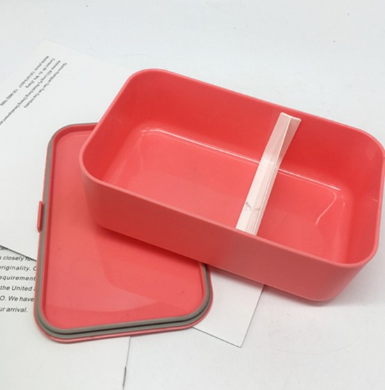 OEM Charmlite daily necessities can be customized simple solid color plastic lunch box divider bento box office students   Factory, Exporters