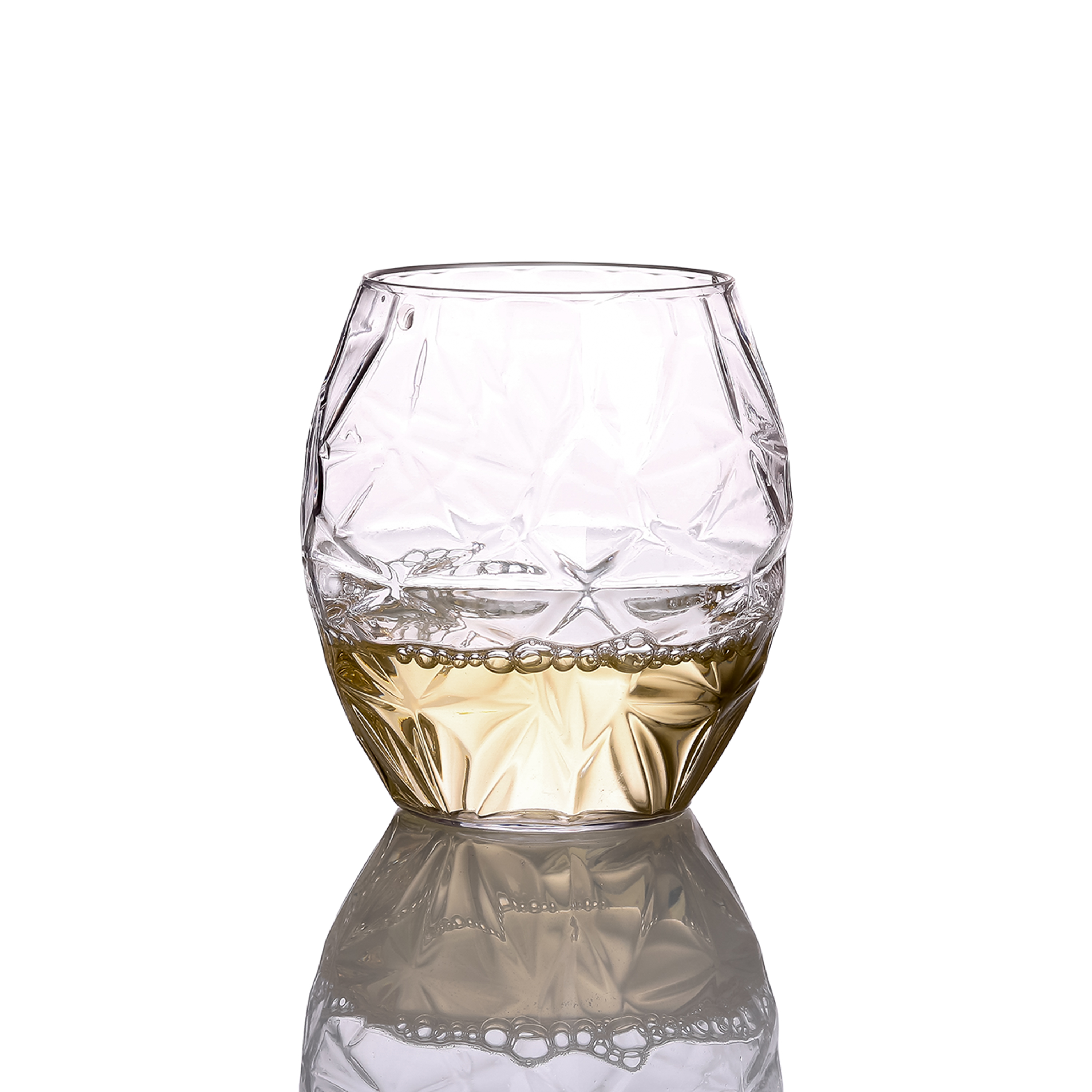 Best Charmlite Crystal Stemless Wine Glasses PET Wine Glasses Tritan Wine Tumbler Whisky Tumblers - 16oz Manufacturer, Factories