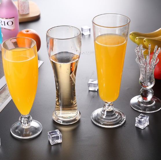 China Charmlite Acrylic cocktail glass Juice glass red wine glass bar glass wine glass tall glass bubble glass Champagne glass   Supplier, Factories