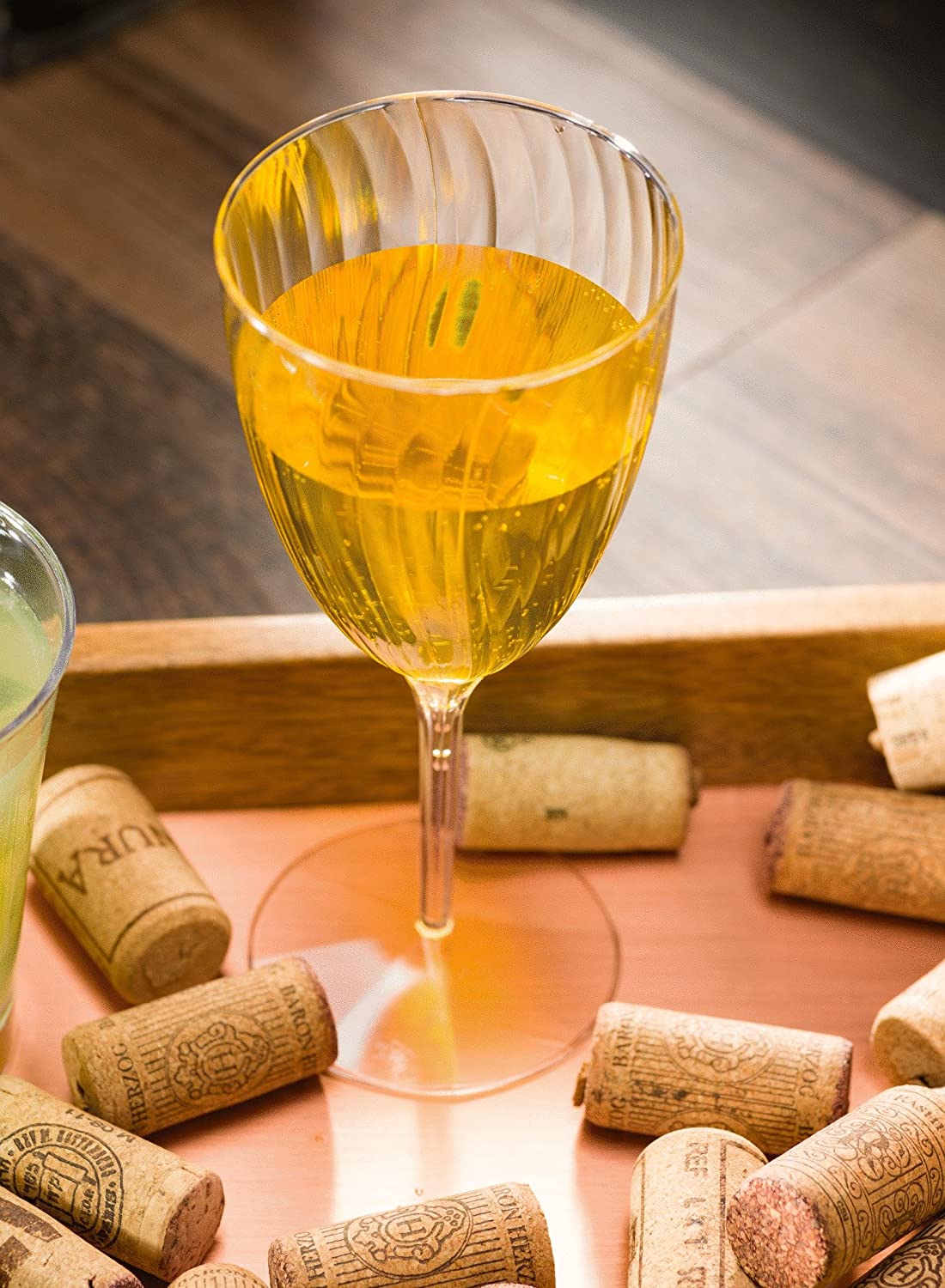 Disposable Wine Goblet Display 1