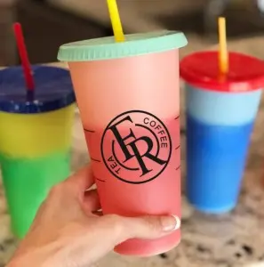 Color Changing Cup Display