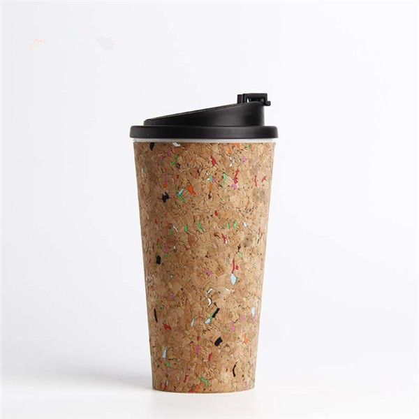 High-Quality Charmlite 2020 NEW Natural Cork Coffee Mug with Lid Reusable and Biodegradable Material 16oz Suppliers, Exporters