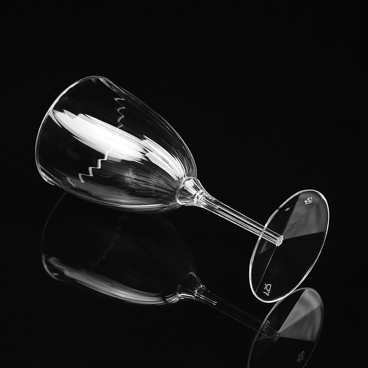 High-Quality 8oz CLASSIC STEMWARE DISPOSABLE PLASTIC WINE GLASSES Reusable Wine Cups for Upscale Wedding and Event Suppliers, Pricelist