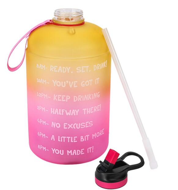 Best Custom Logo Plastic Motivational Gallon Bottle 3.78L Water Bottle 128oz Bottles Suppliers, Exporter
