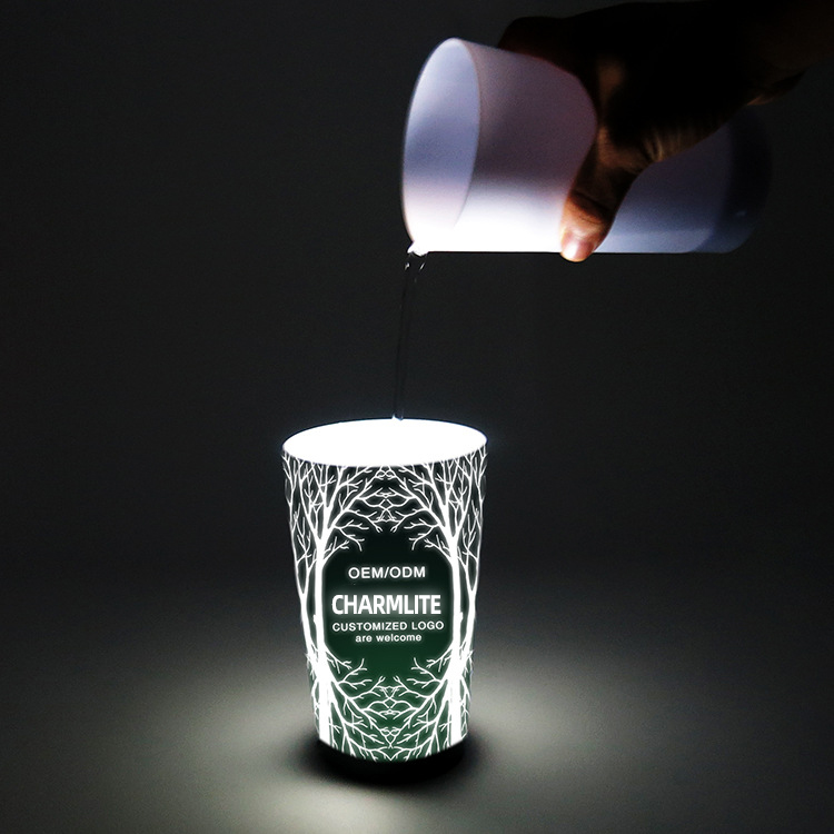 Best Auto-sensing 12oz/14oz/16oz Led Tumbler Multicolor Glow In The Dark Led Light Up Cup For Parties Manufacturer, Factories