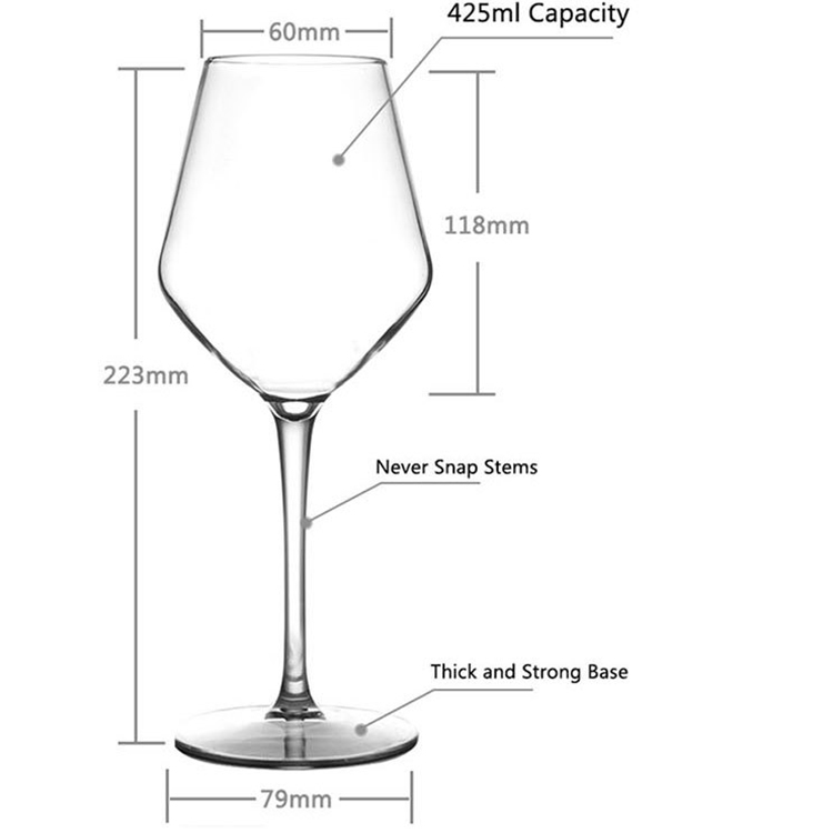 Buy Plastic Wine Glass with stem, customized logo 15oz 450ml wine cups  Quotes, Exporter