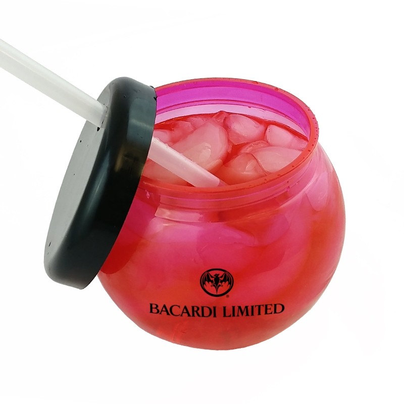 Cheap 22oz /650ml Wholesale Custom Logo Cocktails Plastic Fish Bowl Drinking Cup for Pool Parties Factories, Quotes