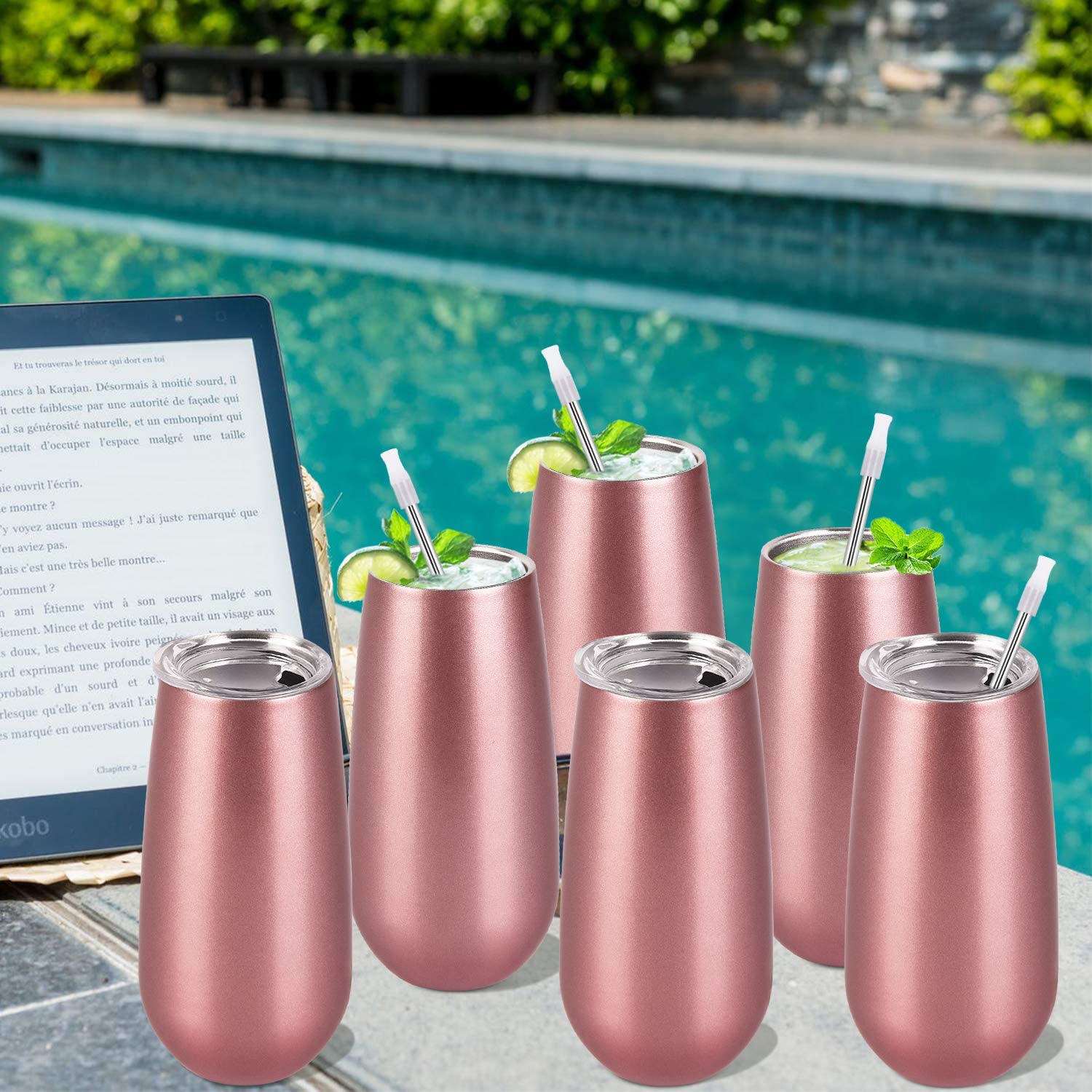 Stainless Steel Champagne Flute